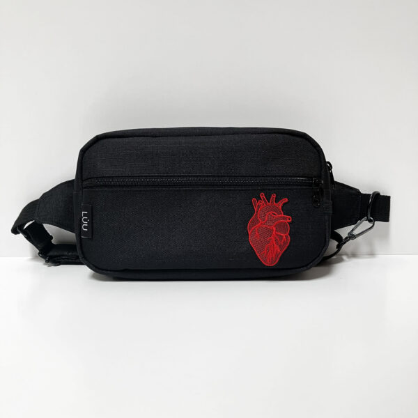 RIÑONERA PACK BAG L NEGRA CORAZÓN