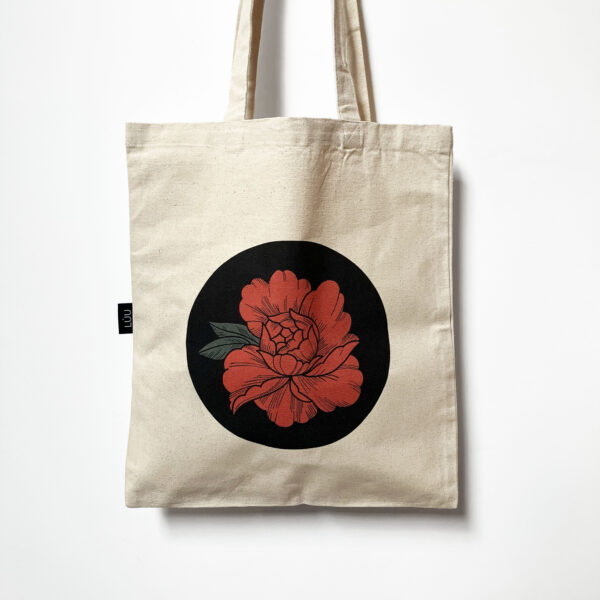 BOLSO TOTE BAG PEONÍA